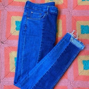 Patchwork Skinny Jeans